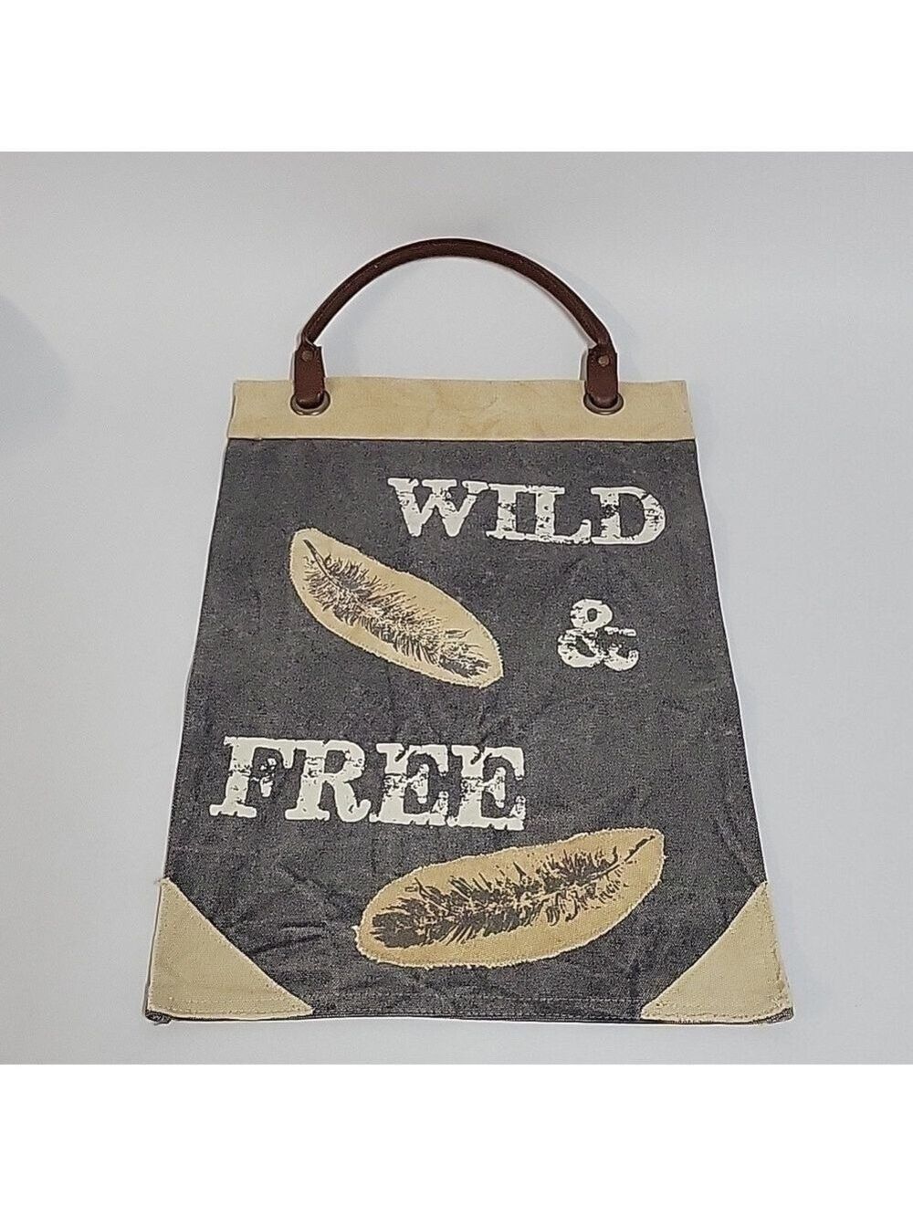 Primatives by Kathy "Wild & Free" Cotton Banner, 12"X18"